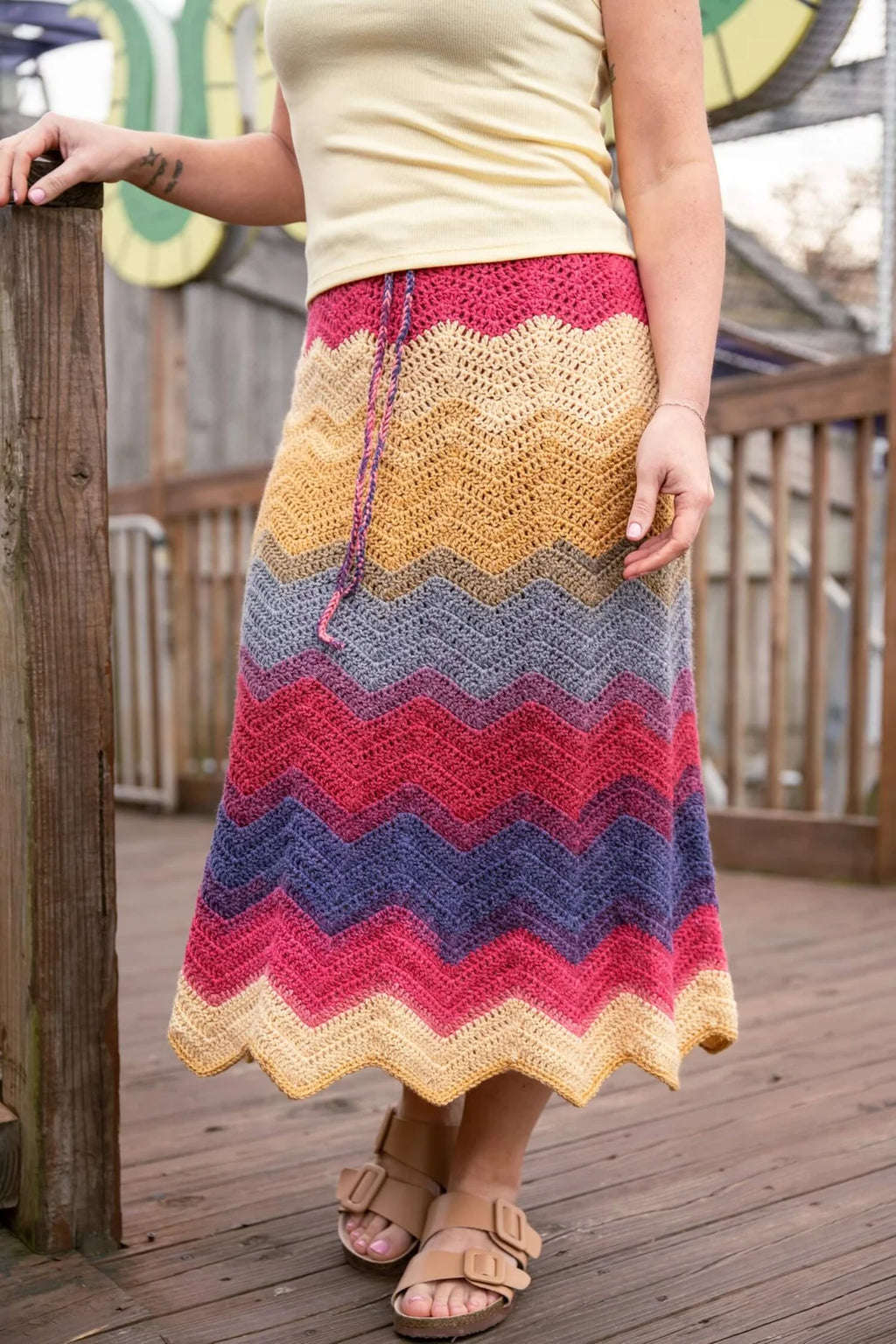 Shelby Skirt (Crochet) by Lion Brand Yarn