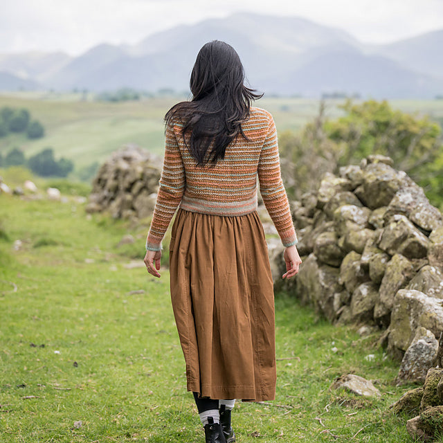 Merging Shades Sweater by Becky Baker