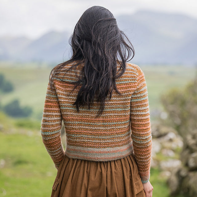 Merging Shades Sweater by Becky Baker