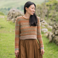 Merging Shades Sweater by Becky Baker