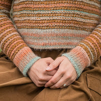 Merging Shades Sweater by Becky Baker