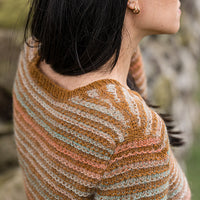 Merging Shades Sweater by Becky Baker