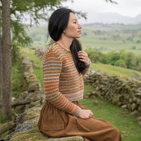 Merging Shades Sweater by Becky Baker