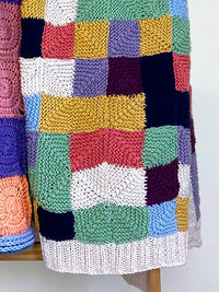 Mindful Mosaic Blanket (Knit) by Mel Kennelly