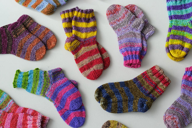 Mini Mahalle Toe Up Sock by Urth Yarns
