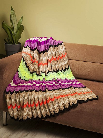 Modern Chevron Throw by Universal Yarn