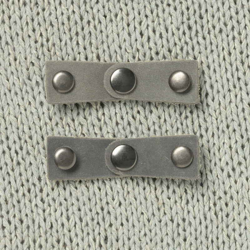 JUL Designs New Latch Leather Closure, Pewter w/ Gunmetal Hardware