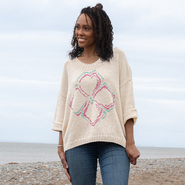 Ocean Blooms Sweater by Julia Disini