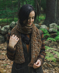 Rubrum Scarf by Peace Fleece