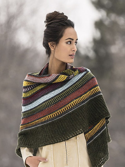 14 Color Woolstok Light Shawl
