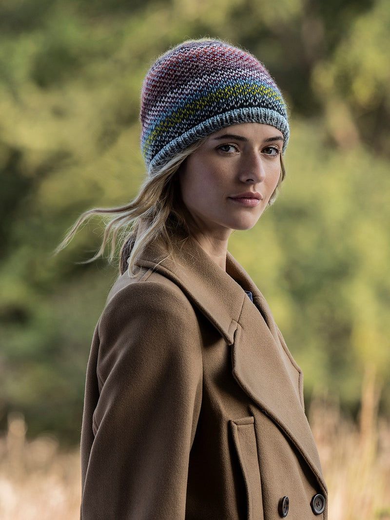 27 Color Fair Isle Hat by Virginia Sattler-Reimer