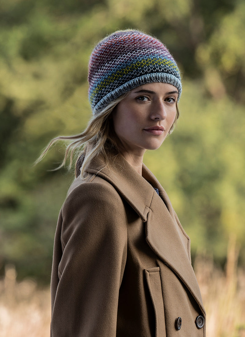27 Color Fair Isle Hat by Virginia Sattler-Reimer