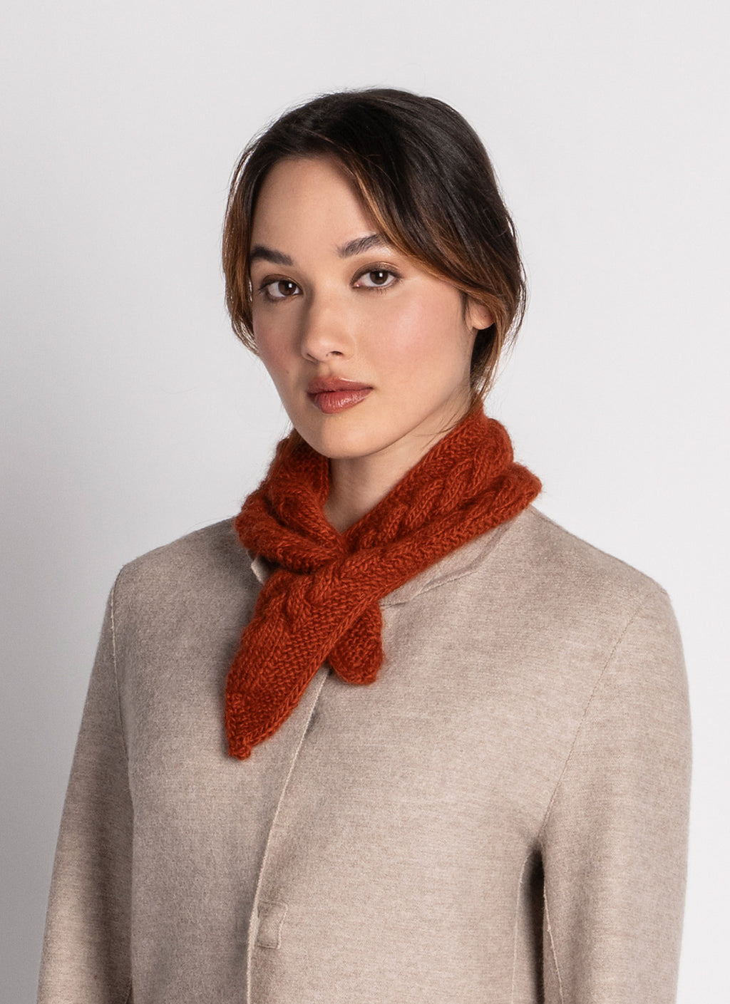 Charlotte Keyhole Scarf by Mary Pranica