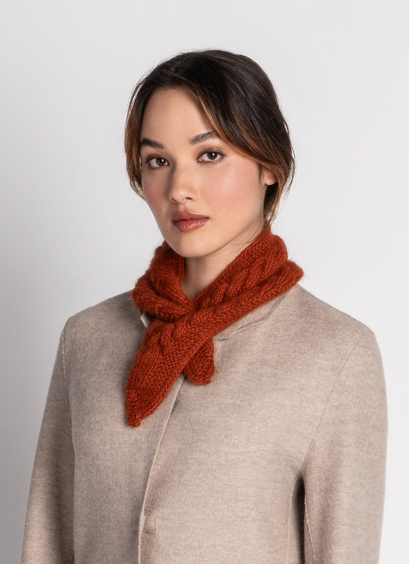 Charlotte Keyhole Scarf by Mary Pranica