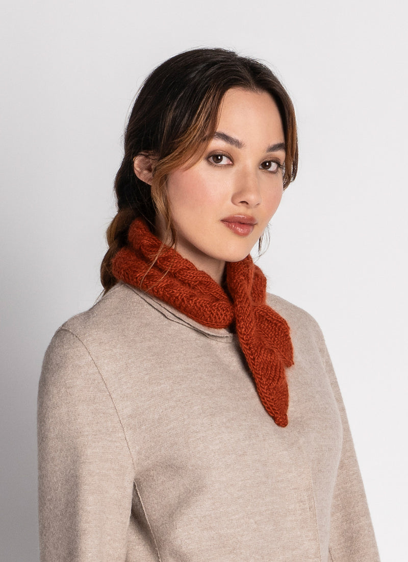 Charlotte Keyhole Scarf by Mary Pranica