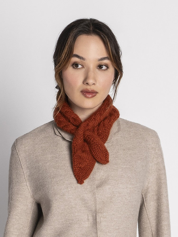 Charlotte Keyhole Scarf by Mary Pranica
