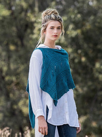 Coastal Waves Tunisian Wrap by Kaitlyn O'Connor