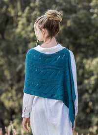 Coastal Waves Tunisian Wrap by Kaitlyn O'Connor