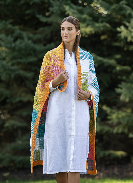 tricot collection カシミヤ アンサンブル Colorful Cluster Throw – Mary Maxim