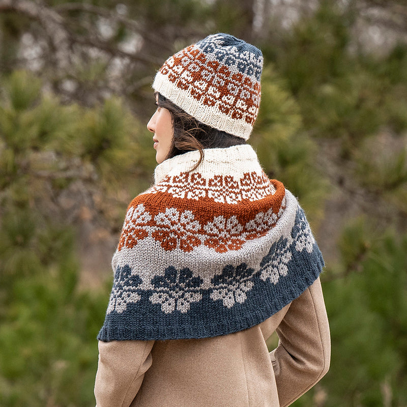 Floral Snood & Hat by Bobbi IntVeld