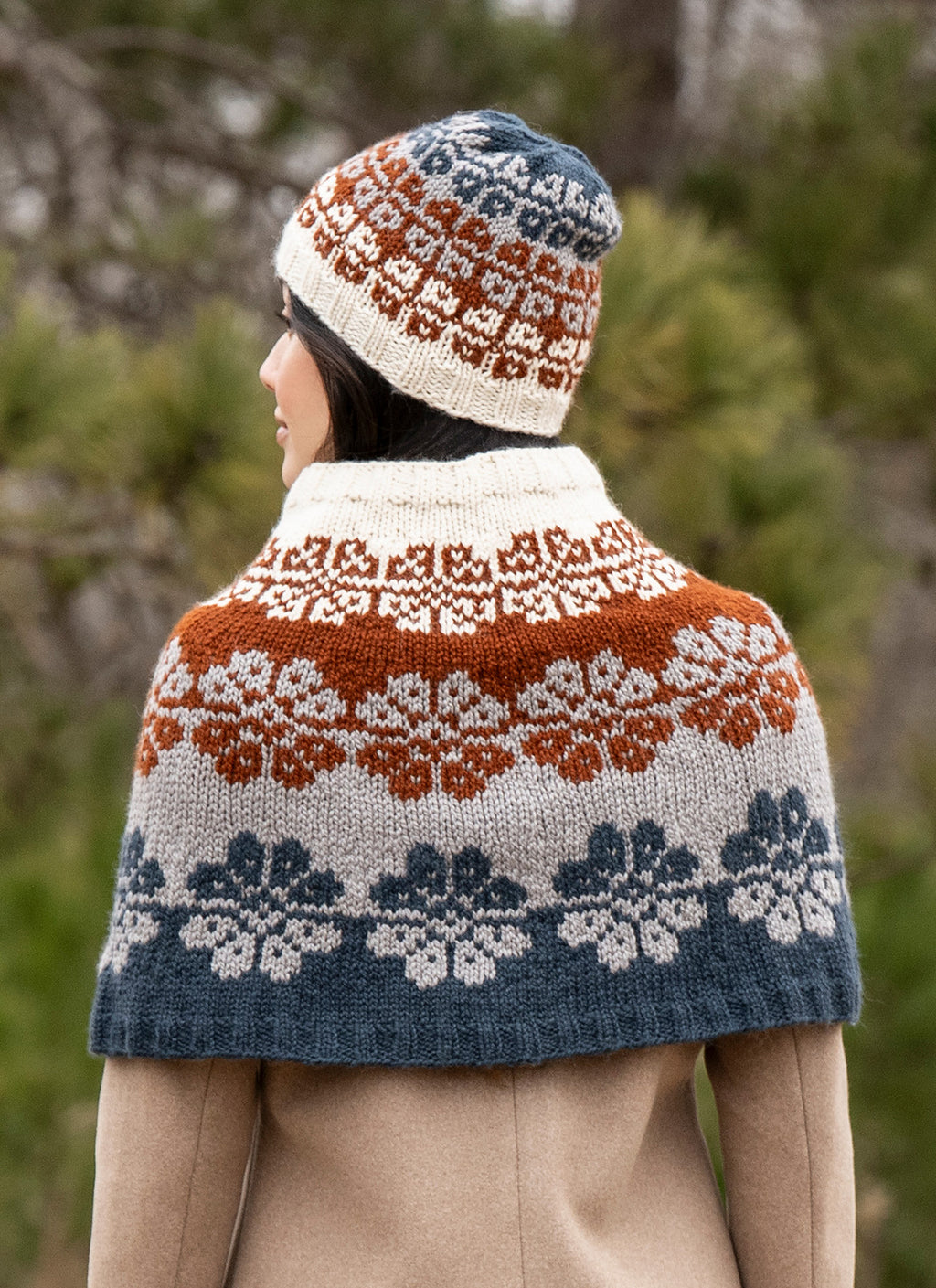 Floral Snood & Hat by Bobbi IntVeld