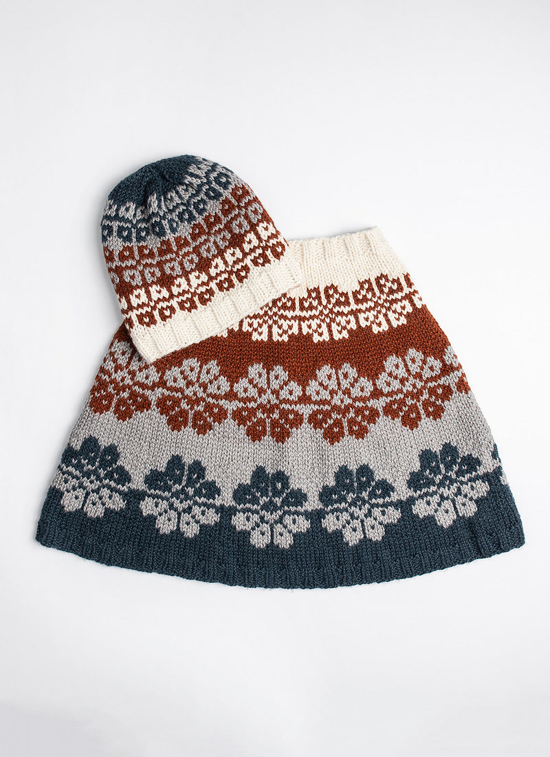 Floral Snood & Hat by Bobbi IntVeld