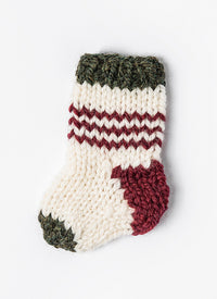 Holiday Cheer Mini Stocking by Nancy Ekvall