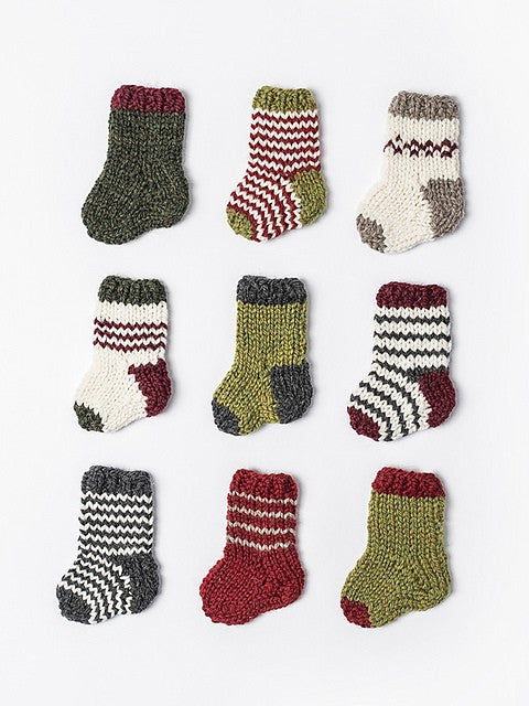 Holiday Cheer Mini Stocking by Nancy Ekvall