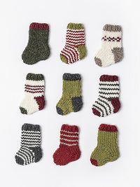 Holiday Cheer Mini Stocking by Nancy Ekvall