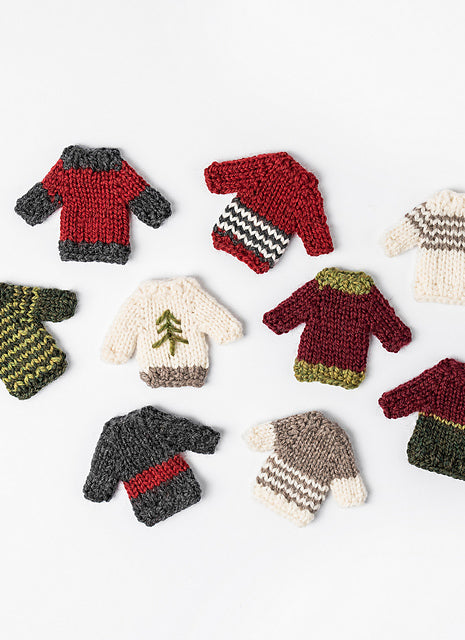Holiday Cheer Mini Sweaters by Nancy Ekvall