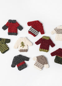 Holiday Cheer Mini Sweaters by Nancy Ekvall
