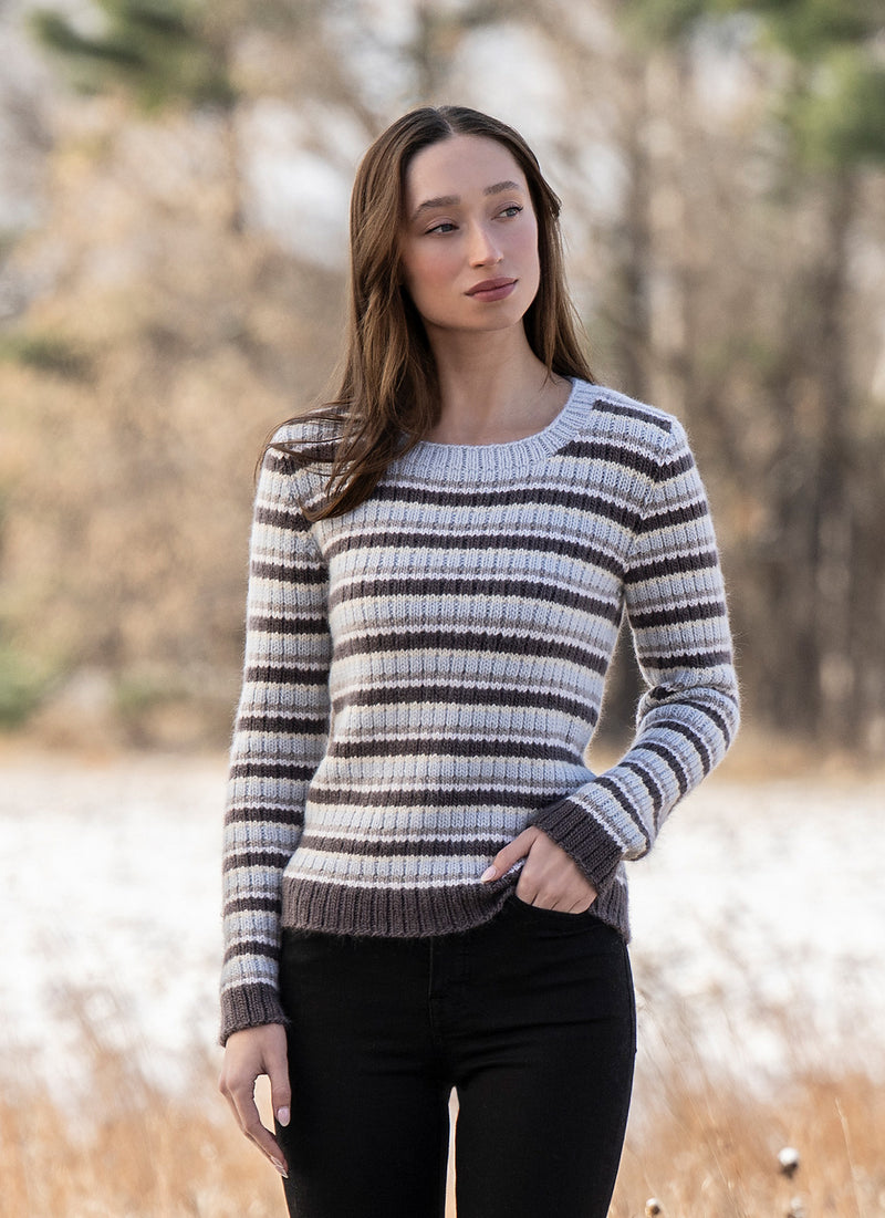 Misty Horizon Sweater by Debbie West