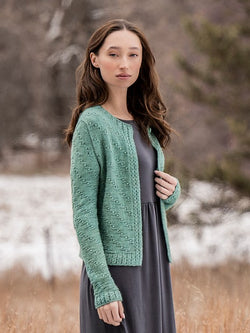 Ocean Bloom Cardigan by Elena Dimchevska