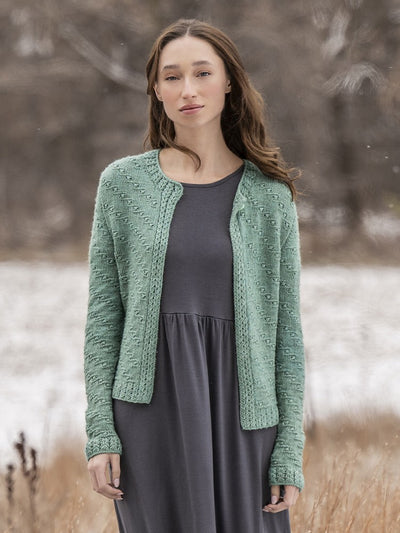 Ocean Bloom Cardigan by Elena Dimchevska