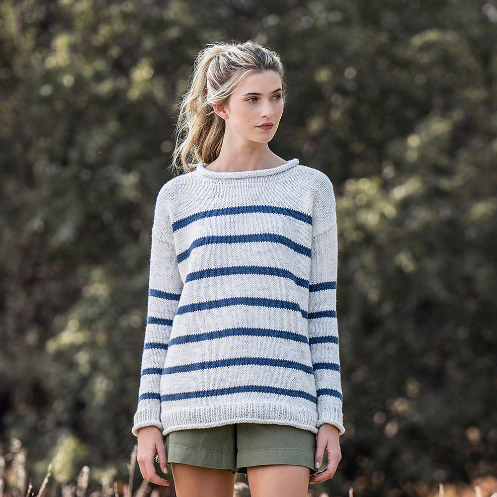 Painted Sailor Pullover by Mary Beth Kelso