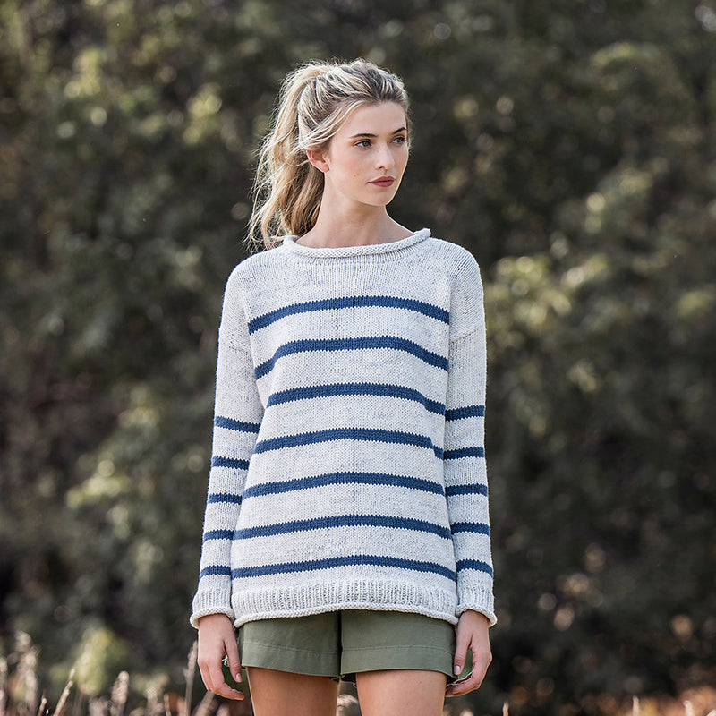 Painted Sailor Pullover by Mary Beth Kelso