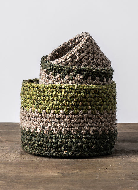 Portage Crochet Baskets by Bobbi IntVeld