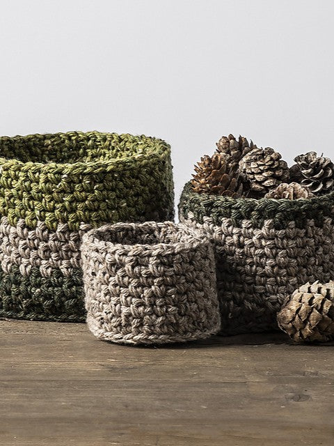 Portage Crochet Baskets by Bobbi IntVeld