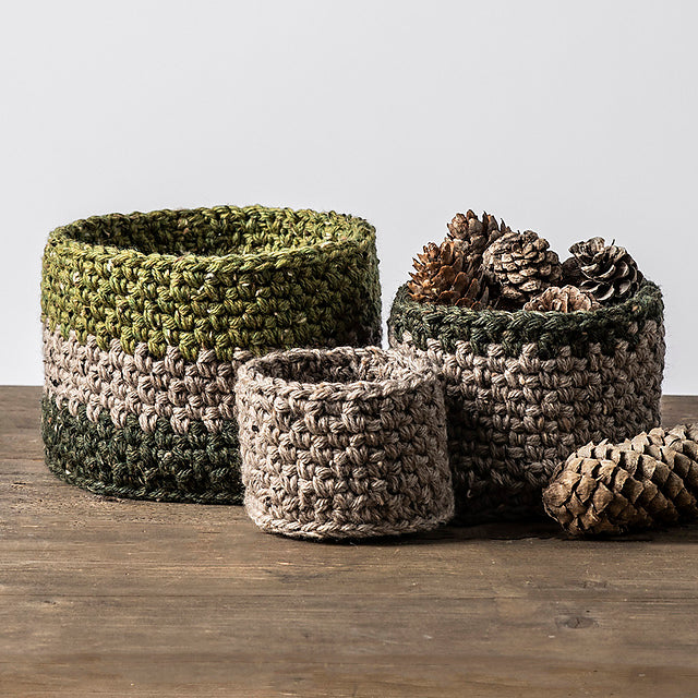 Portage Crochet Baskets by Bobbi IntVeld