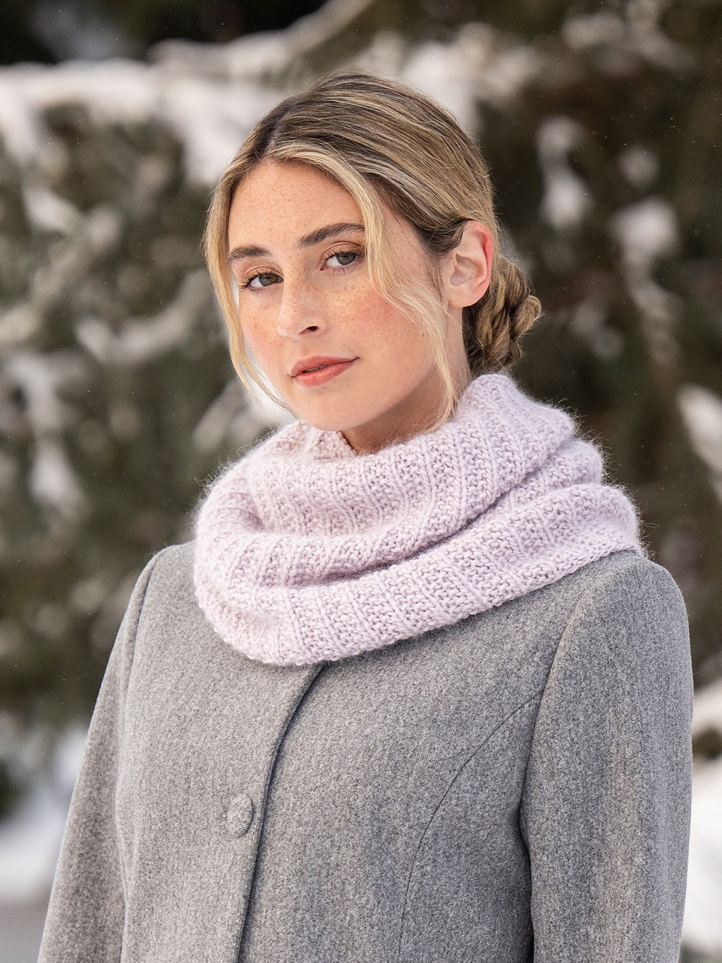 Violet Cowl by Nancy Ekvall
