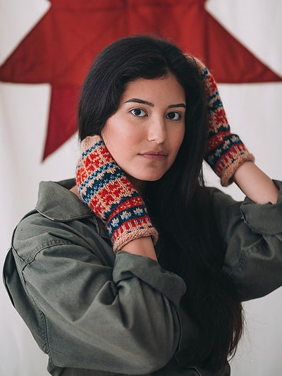 Adult Baltic Mittens by Peace Fleece