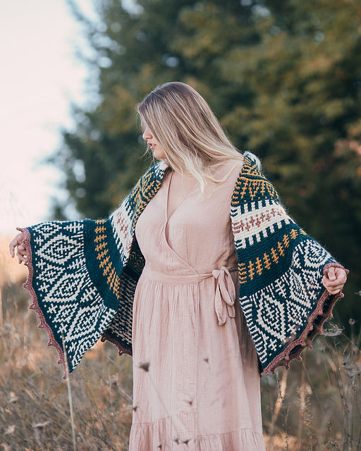 Brome Shawl by Jen Peck