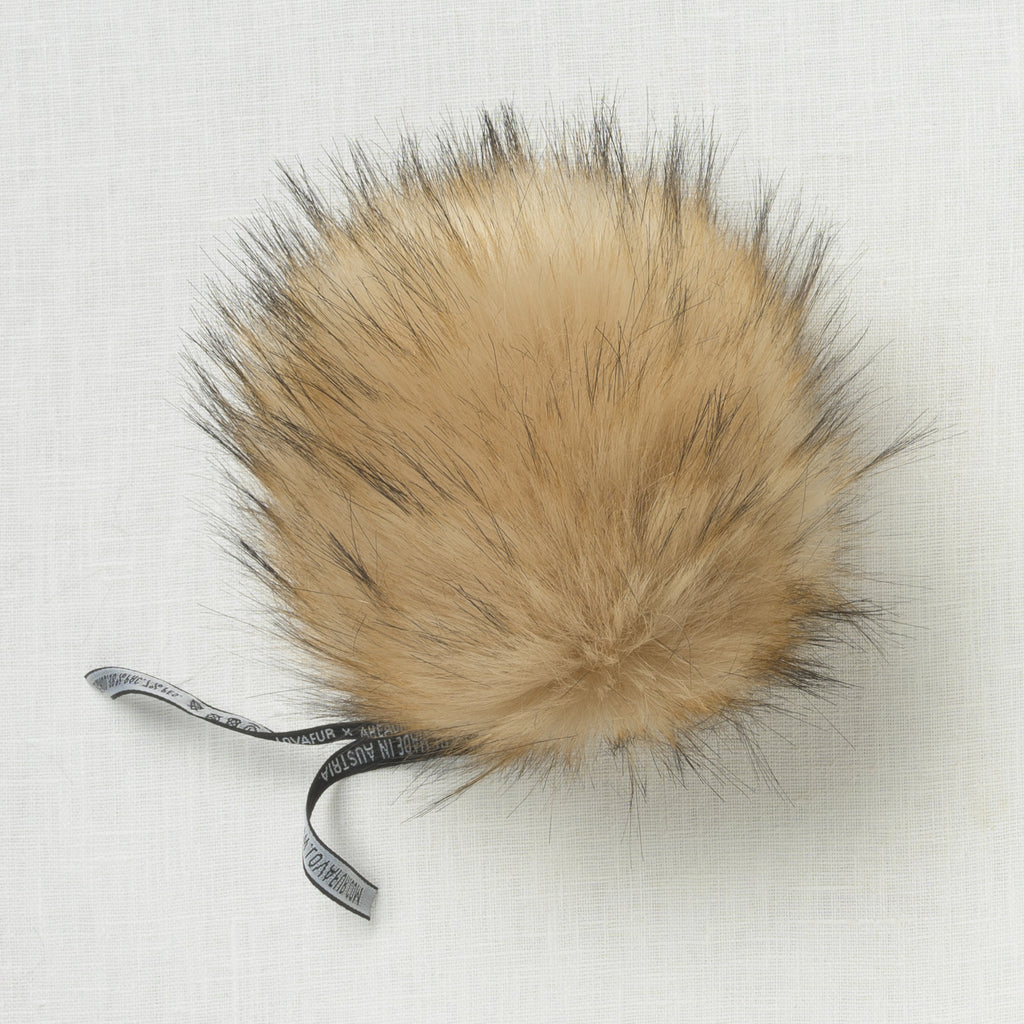 Lovafur Luxe Faux Fur Pom Peanut Raccoon