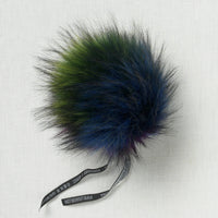 Lovafur Luxe Faux Fur Pom Purple Harlequin