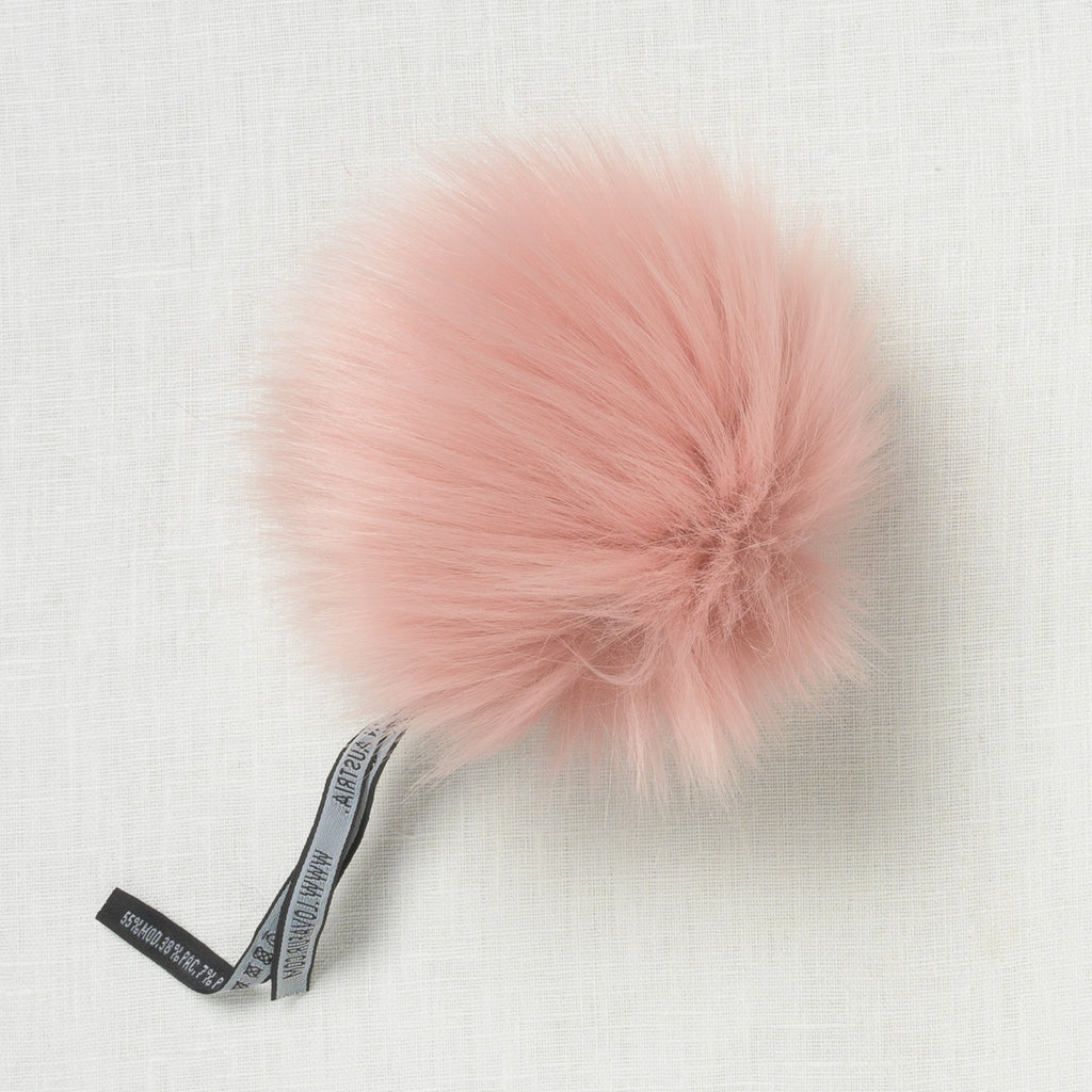 Lovafur Luxe Faux Fur Pom Quartz Rose Fox