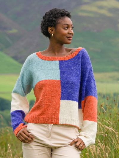 Radiant Panels Pullover by The Fibre Co.