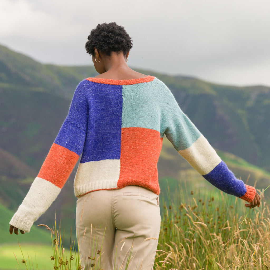 Radiant Panels Pullover by The Fibre Co.