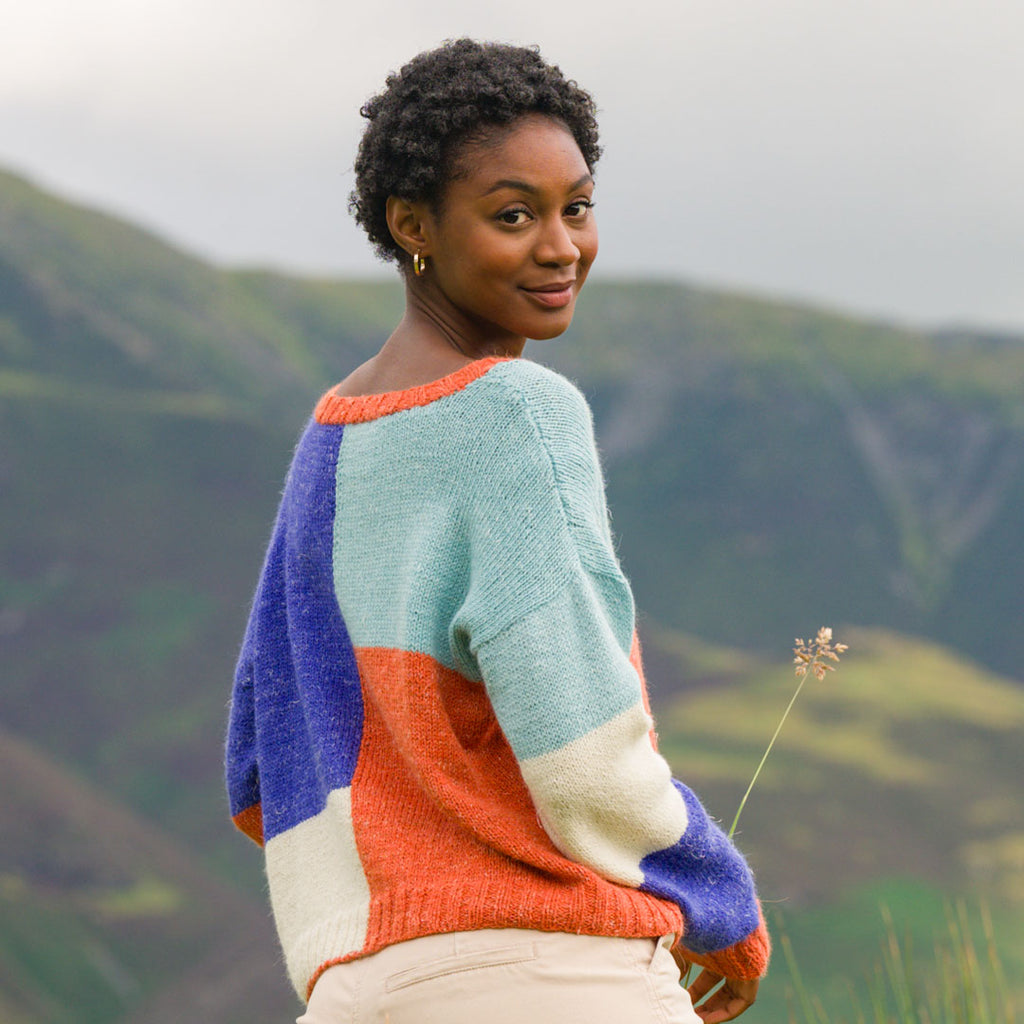 Radiant Panels Pullover by The Fibre Co.