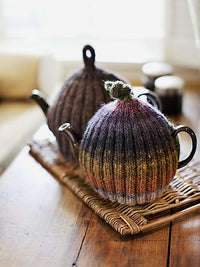Ribbed & Ruffled Tea Cozies by Churchmouse Yarns and Teas