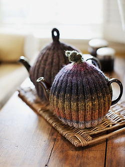 Ribbed & Ruffled Tea Cozies by Churchmouse Yarns and Teas